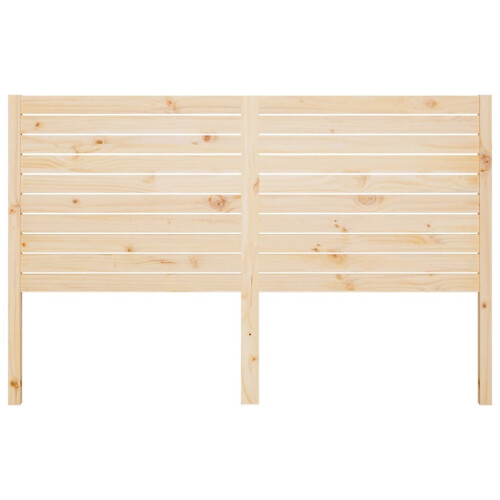Berkfield Bed Headboard 141x4x100 cm Solid Wood Pine 2