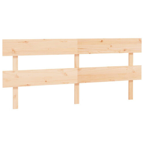 Berkfield Bed Headboard 204x3x81 cm Solid Wood Pine 1