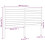 Berkfield Bed Headboard White 146x4x100 cm Solid Wood Pine 6