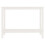 Berkfield Console Table White 110x40x80 cm Solid Wood Pine 3
