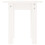 Berkfield Coffee Table White ò 35x35 cm Solid Wood Pine 5
