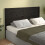 Berkfield Bed Headboard Black 141x4x100 cm Solid Wood Pine 4