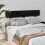Berkfield Bed Headboard Black 138x3x81 cm Solid Wood Pine 4