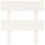Berkfield Bed Headboard White 103.5x3x81 cm Solid Wood Pine 3