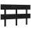 Berkfield Bed Headboard Black 124x3x81 cm Solid Wood Pine 2