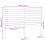 Berkfield Bed Headboard Black 156x4x100 cm Solid Wood Pine 6