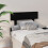 Berkfield Bed Headboard Black 93.5x3x81 cm Solid Wood Pine 4