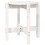 Berkfield Coffee Table White ò 42.5x45 cm Solid Wood Pine 2