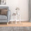 Berkfield Coffee Table White ò 42.5x45 cm Solid Wood Pine 3