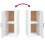 Berkfield Sideboard White 40x33x70 cm Engineered Wood 6