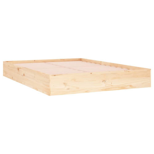 Berkfield Bed Frame without Mattress Solid Wood 120x190 cm Small Double Small Double 2