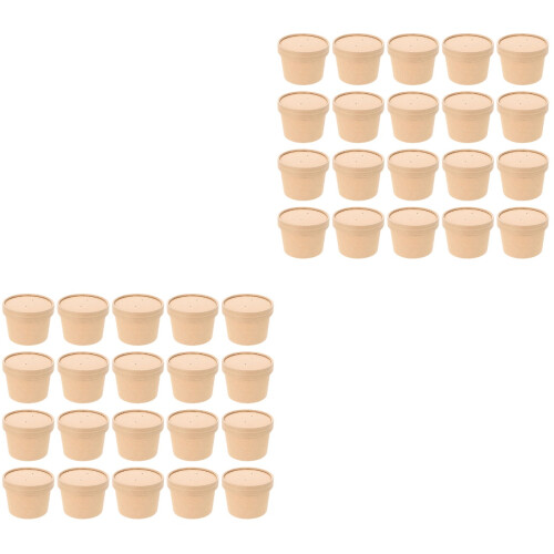 100Ensembles Dessert Khaki Jetables Idéaux Pour Glace 1