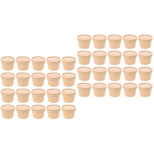 100Ensembles Dessert Khaki Jetables Idéaux Pour Glace 2