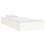 Berkfield Bed Frame without Mattress White Solid Wood 90x190 cm Single Single 4