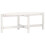 Berkfield Coffee Table White 118x63x45 cm Solid Wood Pine 2