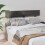 Berkfield Bed Headboard Grey 144x3x81 cm Solid Wood Pine 4