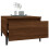 Berkfield Side Table Brown Oak 50x46x35 cm Engineered Wood 5