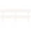 Berkfield Bed Headboard White 204x3x81 cm Solid Wood Pine 3