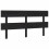 Berkfield Bed Headboard Black 164x3x81 cm Solid Wood Pine 2