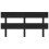 Berkfield Bed Headboard Black 164x3x81 cm Solid Wood Pine 3
