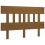 Berkfield Bed Headboard Honey Brown 123.5x3x81 cm Solid Wood Pine 2