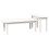 Berkfield 2 Piece Coffee Table Set White Solid Wood Pine 5