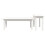 Berkfield 2 Piece Coffee Table Set White Solid Wood Pine 6