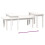 Berkfield 2 Piece Coffee Table Set White Solid Wood Pine 8