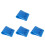 4Pcs Lightweight Blue Plastic Roll Up Snow Sled Kids Yard Sled Mat 5