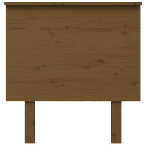 Berkfield Bed Headboard Honey Brown 79x6x82.5 cm Solid Wood Pine 2