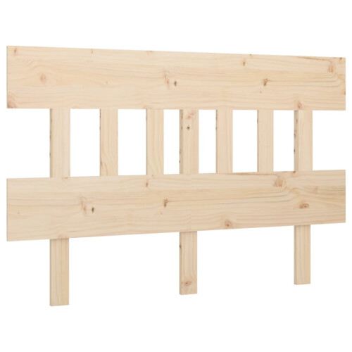 Berkfield Bed Headboard 143.5x3x81 cm Solid Wood Pine 1