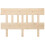 Berkfield Bed Headboard 143.5x3x81 cm Solid Wood Pine 3