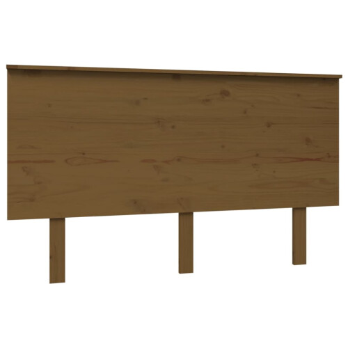 Berkfield Bed Headboard Honey Brown 139x6x82.5 cm Solid Wood Pine 1