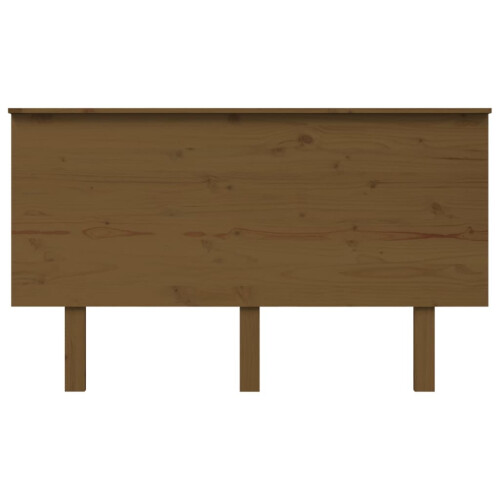 Berkfield Bed Headboard Honey Brown 139x6x82.5 cm Solid Wood Pine 2