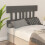 Berkfield Bed Headboard Grey 138.5x3x81 cm Solid Wood Pine 5