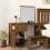 Berkfield Dressing Table Honey Brown 95x50x134 cm Solid Wood Pine 3