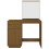 Berkfield Dressing Table Honey Brown 95x50x134 cm Solid Wood Pine 6