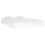 Berkfield Bed Frame without Mattress White Solid Wood 140x190 cm 4
