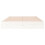 Berkfield Bed Frame without Mattress White Solid Wood 140x190 cm 5