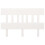 Berkfield Bed Headboard White 203.5x3x81 cm Solid Wood Pine 3
