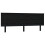 Berkfield Bed Headboard Black 204x6x82.5 cm Solid Wood Pine 2