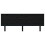 Berkfield Bed Headboard Black 204x6x82.5 cm Solid Wood Pine 3