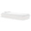 819893 Berkfield Bed Frame without Mattress White Solid Wood 90x200 cm 2