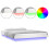 Berkfield LED Bed Frame without Mattress White 140x190 cm Solid Wood 2