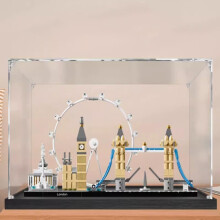 Acrylic Display Case for  Architecture London 21034, Clear 2mm Dustproof Showcase, Easy Fit