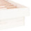 Berkfield LED Bed Frame without Mattress White 140x190 cm Solid Wood 9