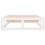 Berkfield Bed Frame without Mattress White 75x190 cm Small Single  Solid Wood 5
