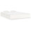 Berkfield Bed Frame without Mattress White Solid Wood 150x200 cm King Size King Size 2