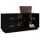 Berkfield Shoe Bench Black 100x34x45 cm Solid Wood Pine 4