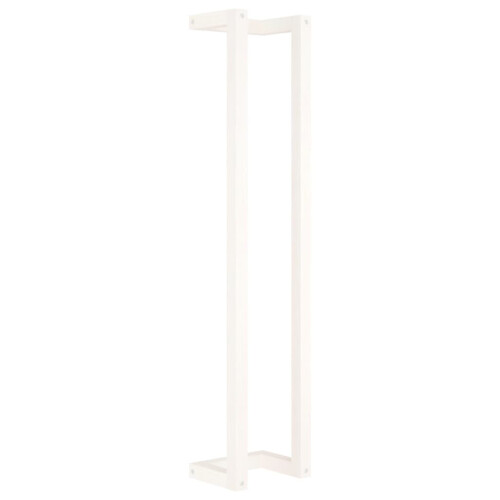 Berkfield Towel Rack White 23x18x110 cm Solid Wood Pine 1